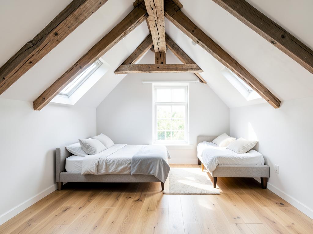 Après travaux — Aménagement de combles