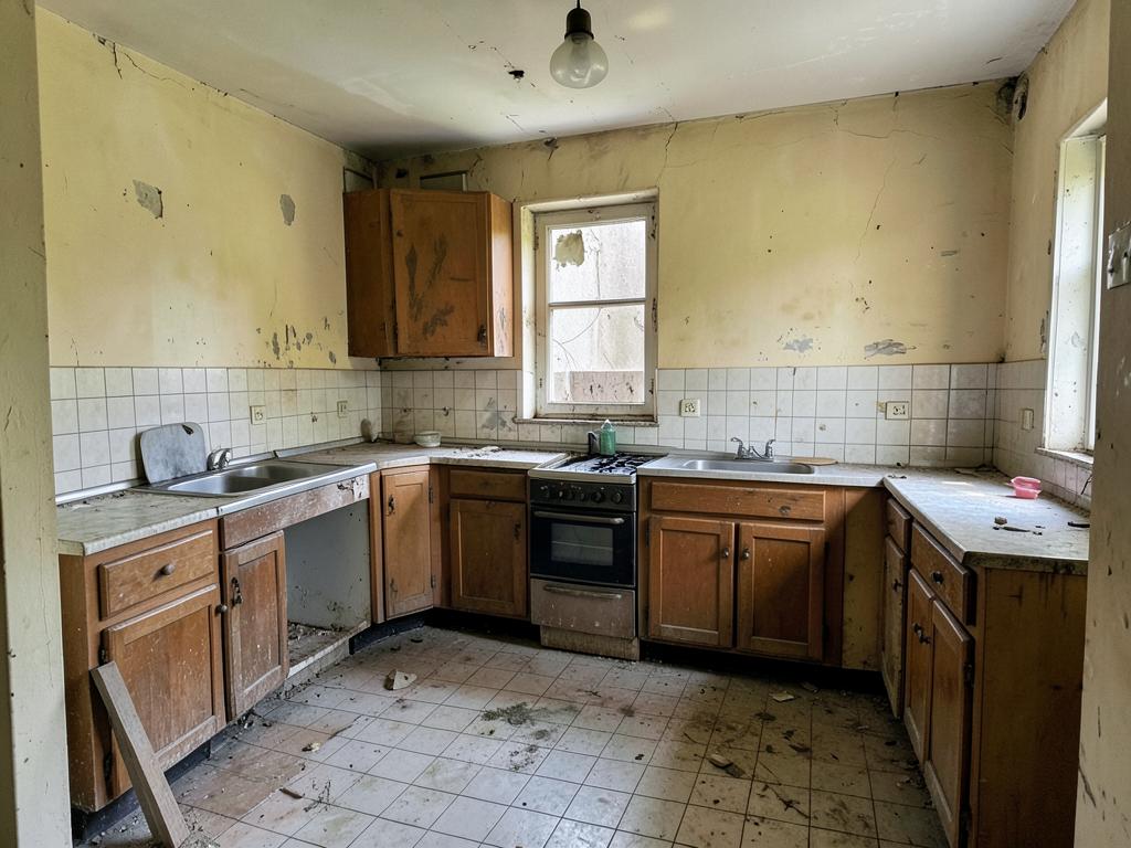 Avant travaux — Rénovation complète de cuisine