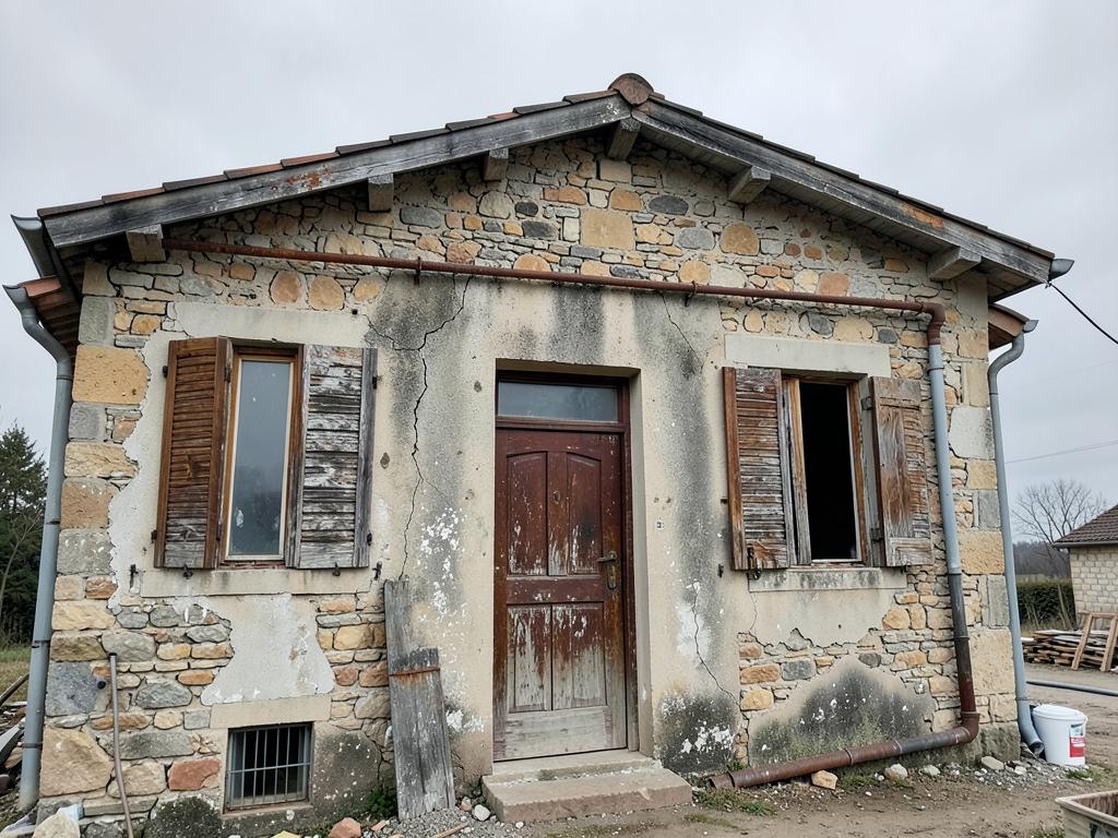 Avant travaux — Reprise de façade et zinguerie